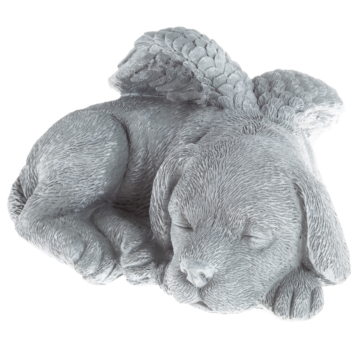 UPC 192664800642 product image for Dog Memorial Stone - Sleeping Angel Puppy Keepsake Sculpture - Resin Grave Marke | upcitemdb.com