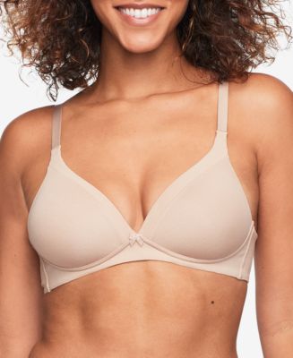 Warners® Invisible Bliss® Cotton Comfort Wireless Lift T-shirt Bra RN0141A - Macy's