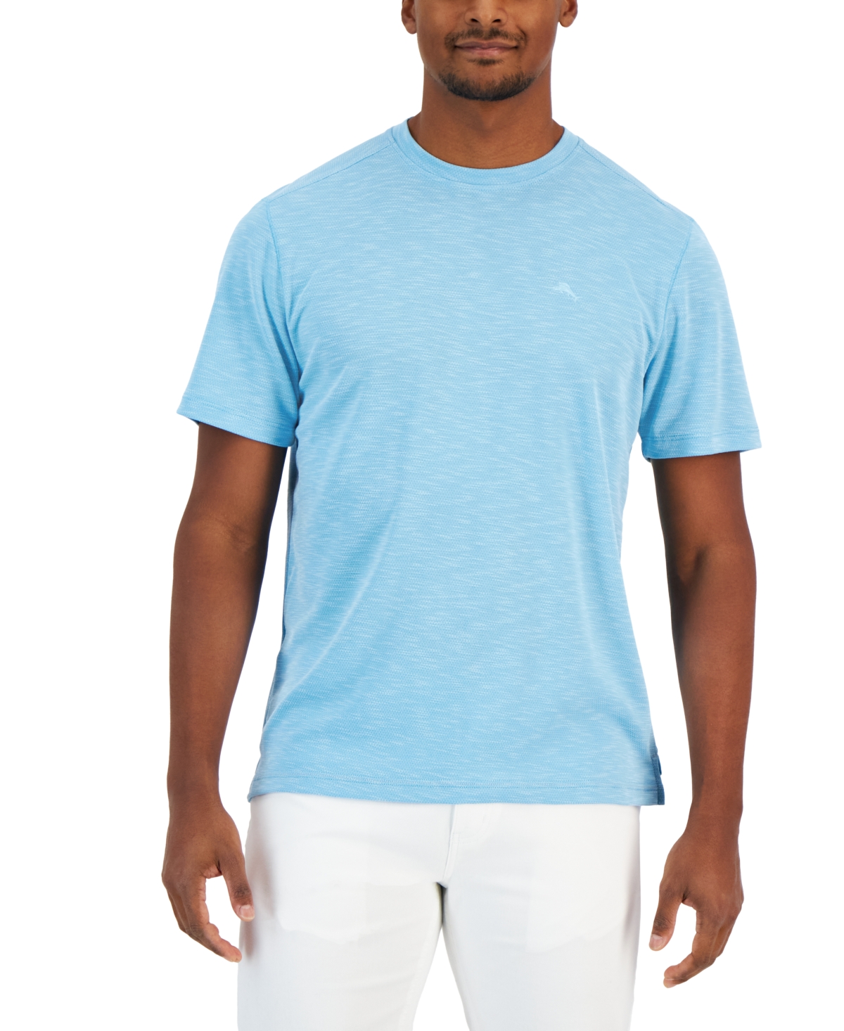 Tommy Bahama Men's Chill Time Surf Crew T-Shirt - Mystic Blue