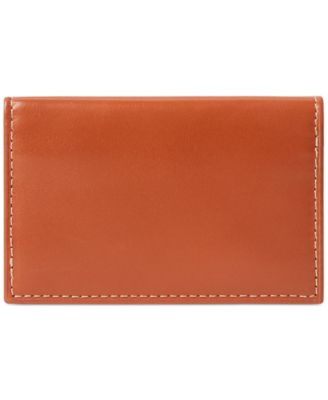 Men's Burnished Leather Card Wallet