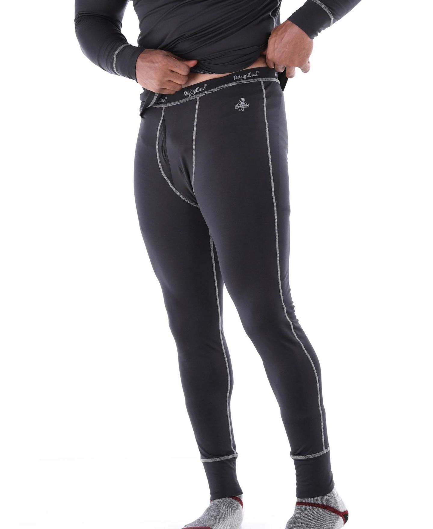 Мужские лёгкие кальсоны RefrigiWear, базовый слой, Big & Tall — фото 1