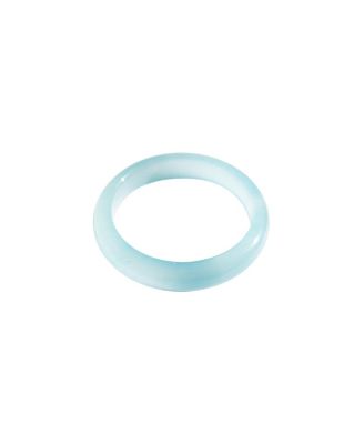 Silk collection | Pool — Blue jade stone bangle - Blue