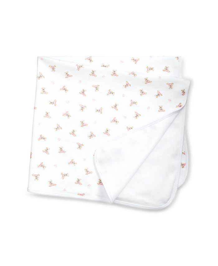 Polo Ralph Lauren Baby Girls Bear Printed Cotton Blanket Macy's