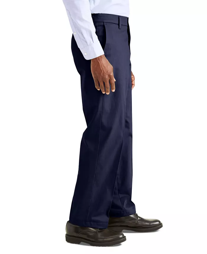 Men's Signature Classic Fit Iron Free Khaki Pants with Stain Defender - thumbnail 8
