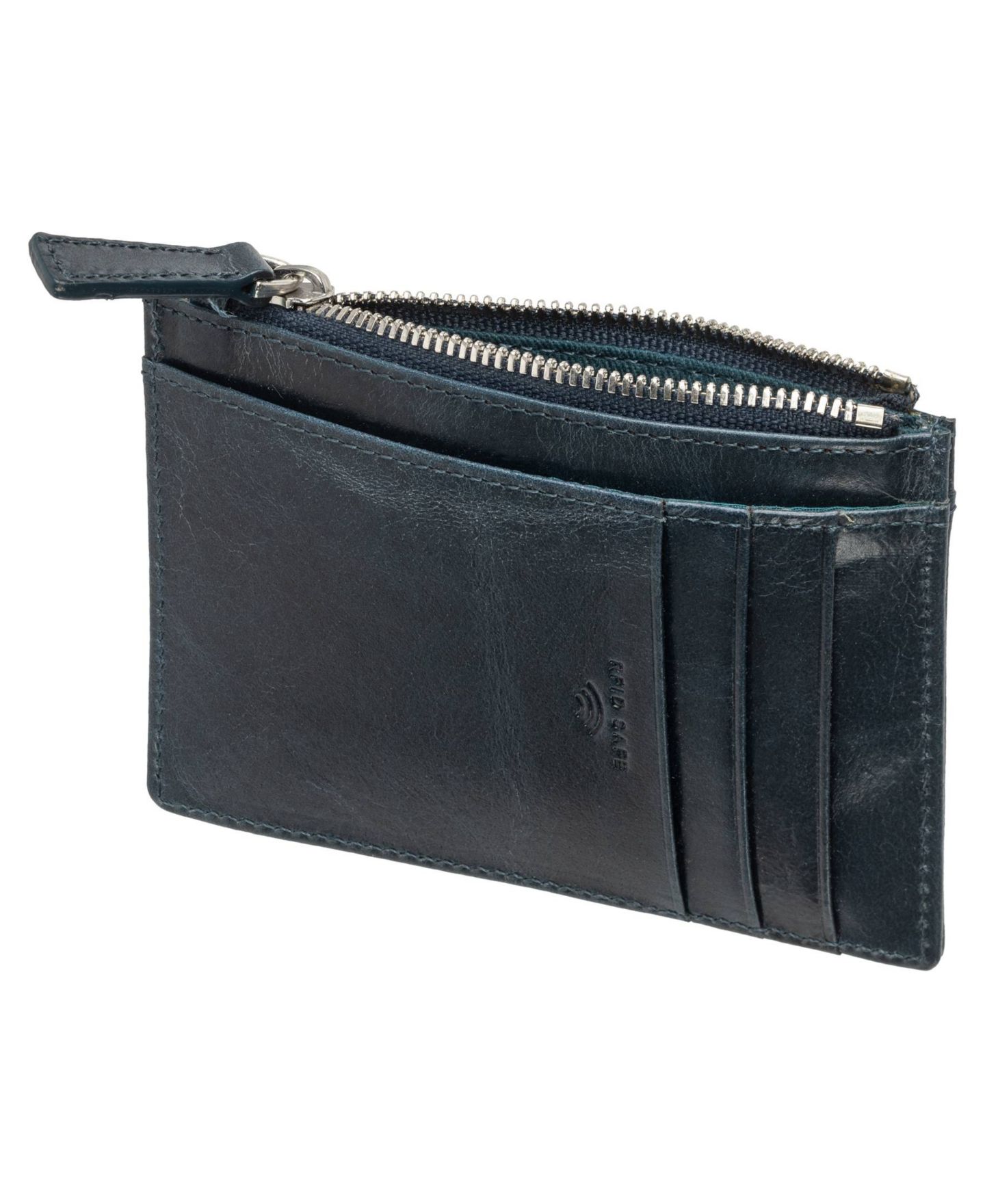 Женский кошелёк Mancini South Beach RFID Secure Card Case and Coin Pocket, цвет: Синий — фото 3