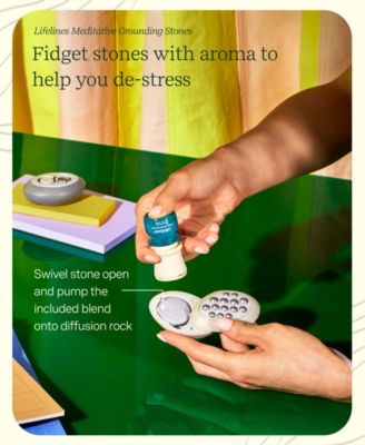 Grounding Stones - Meditative Fidget Collection Plus Essential Oil Blend