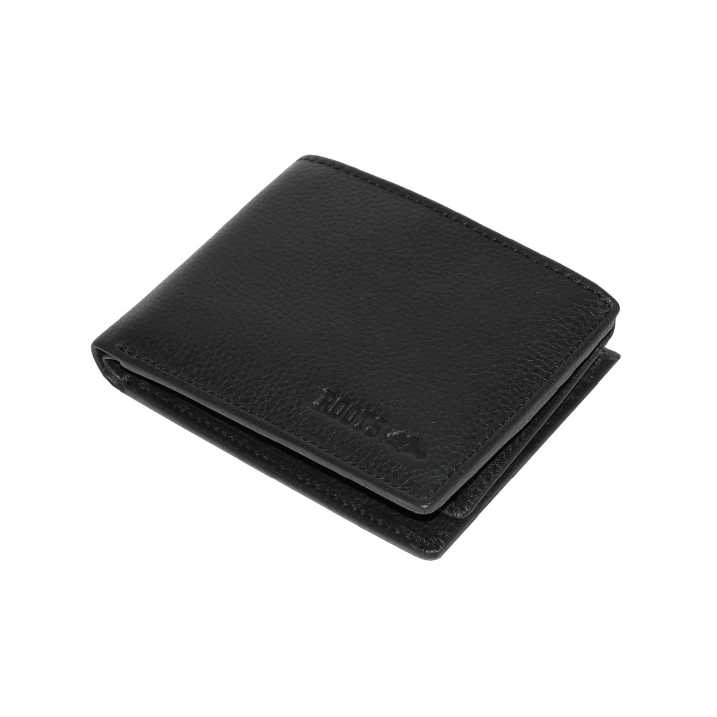 Мужской кошелёк Roots Men Leather Slimfold Wallet with Removable ID, цвет: Чёрный — фото 2