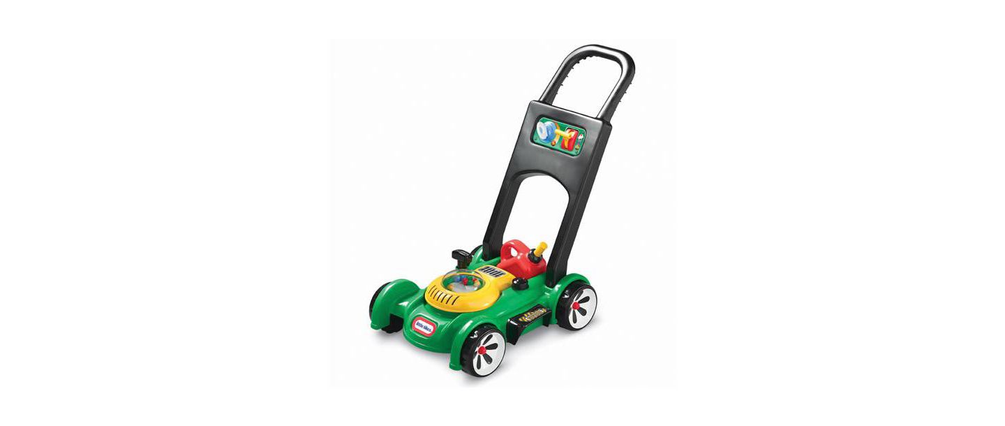 Детские игрушки Little Tikes Gas 'N Go Walking Push Lawn Mower, 2-Piece Set, Ages 18 Months+ — фото 1