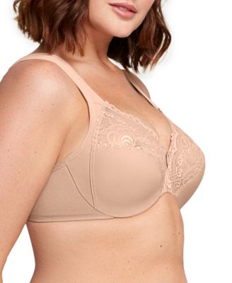 Women's Full Figure Plus Size Wonderwire Back Close Bra 1240