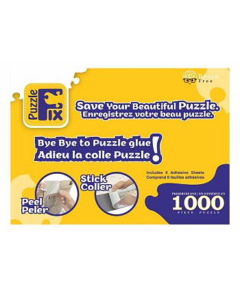 Brain Tree - Puzzle Fix - 6 Nos Puzzle Glue Sheets - Puzzle Saver - It's  The Best Way To Preserve Your Finished Puzzle! Save Upto 1000 Pieces Puzzle  : Target
