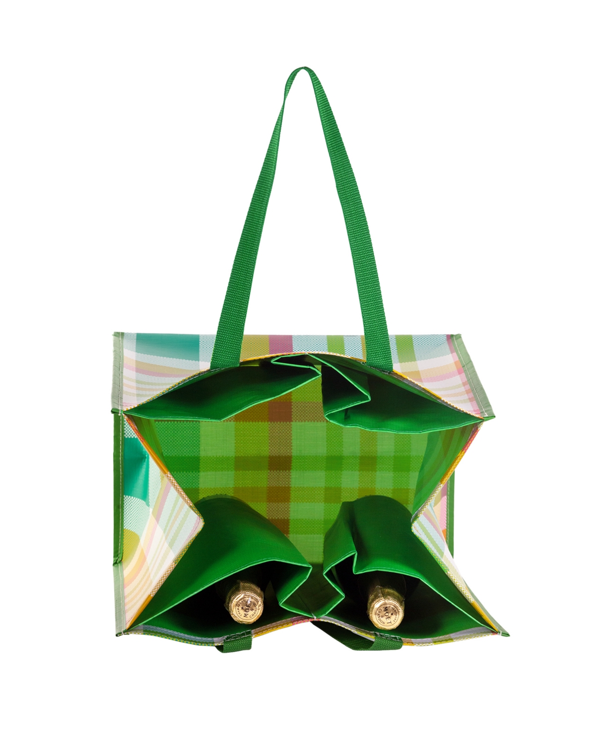 Shop Kate Spade Grocery Tote In Garden Plaid