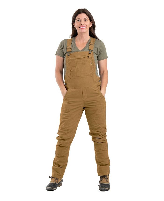 Berne Women's Flex Softstone Duck Unlined Bib Overall Macy's