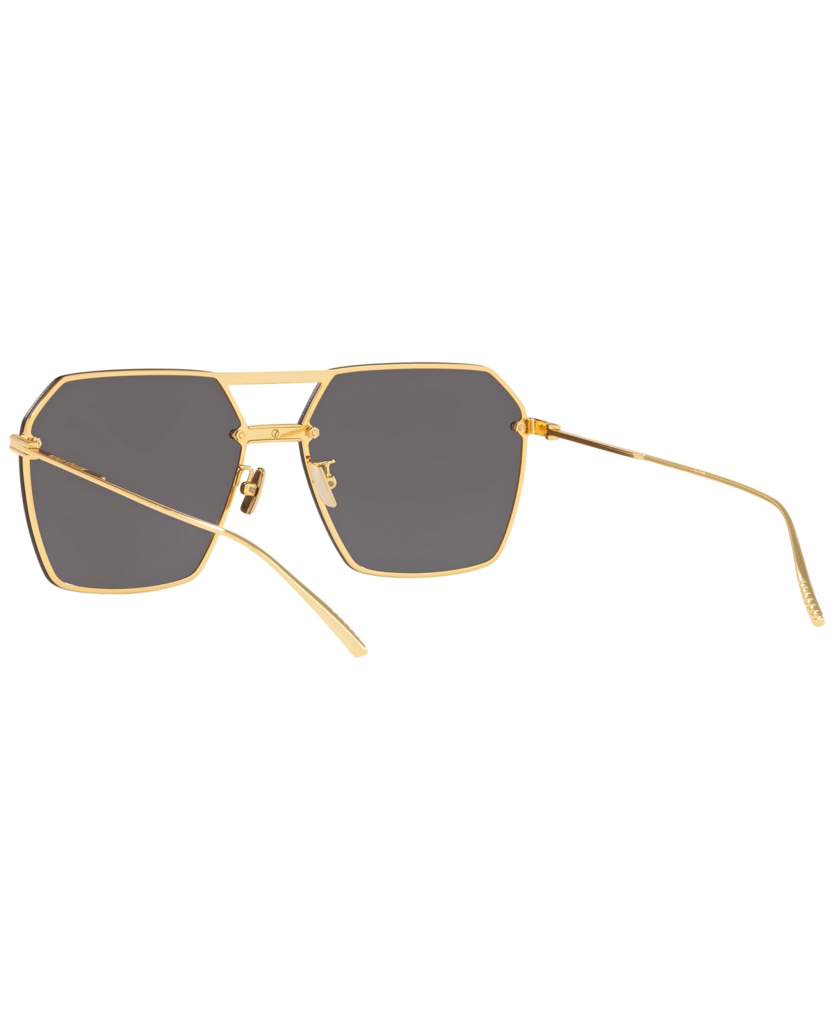 Shop Bottega Veneta Women's Sunglasses, Bv1045s In Gold Shiny