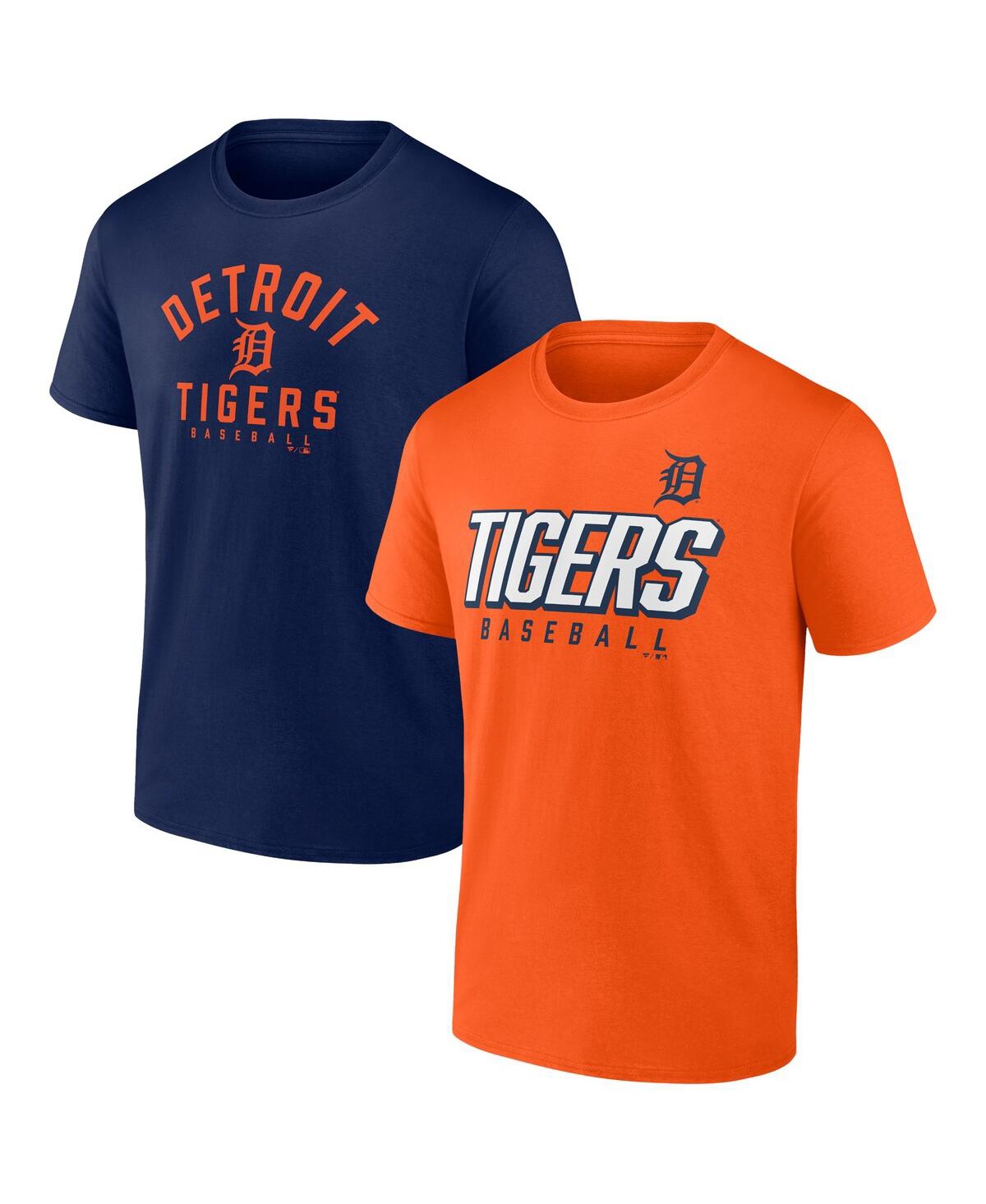 Men's Fanatics Navy Detroit Tigers Player Pack T-shirt Combo Set - Navy
