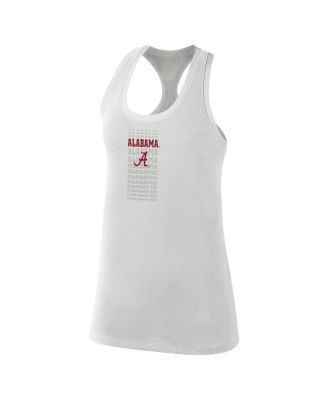 Women's Gray Alabama Crimson Tide Game Time Tank Top