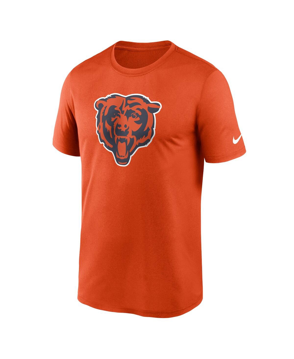 Men's NikeChicago Bears Legend Logo Performance T-shirt - Orange