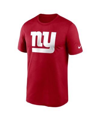 Men's Red New York Giants Legend Logo Performance T-shirt