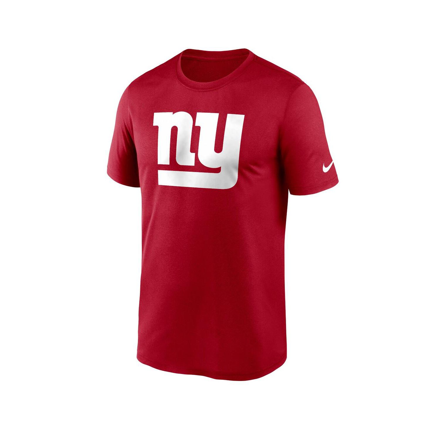 Men's Red New York Giants Legend Logo Performance T-shirt