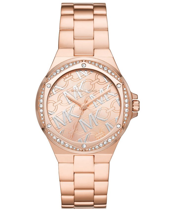 Michael kors smartwatch rose gold macys discount