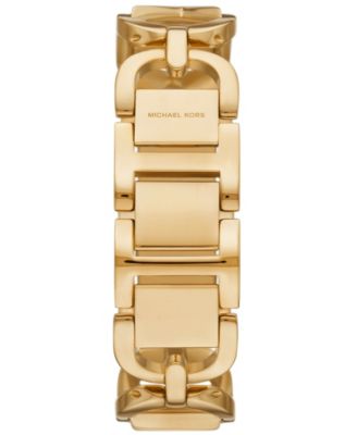 Women's Empire Quartz Three-Hand Gold-Tone Stainless Steel Watch 20X30mm