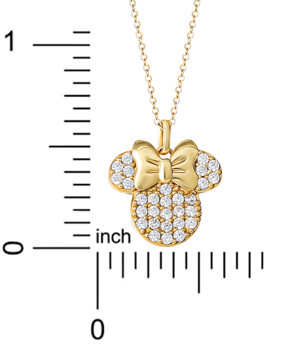 Disney Cubic Zirconia Minnie Mouse 18