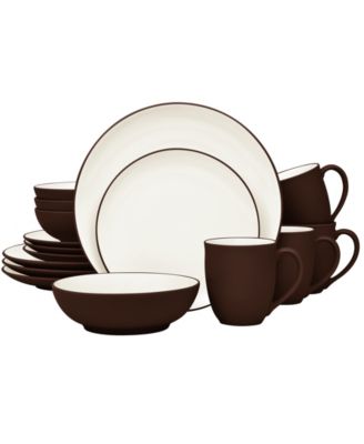 Colorwave Coupe 16 Pc. Dinnerware Set, Service for 4