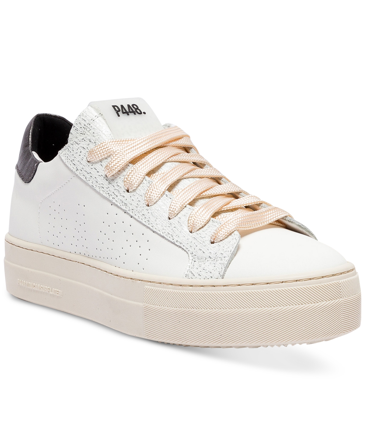 Women's Thea Lace-Up Low-Top Platform Sneakers - Chalk