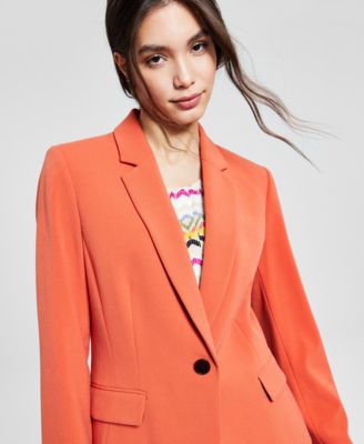 Tahari ASL Women's Single-Button Blazer - Macy's