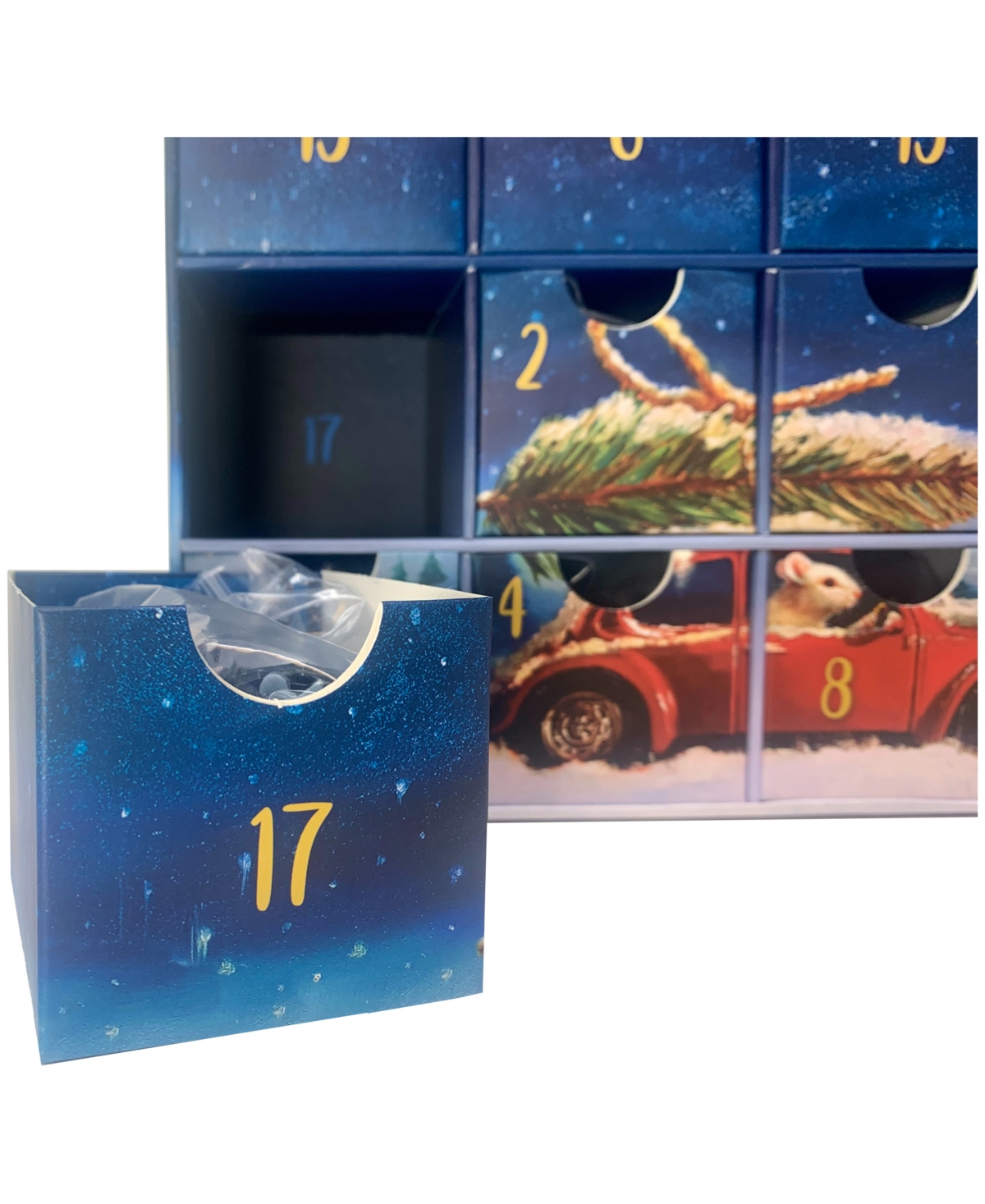 University Games Incorporated Christmas Animals Advent Calendar 24 Jigsaw Puzzles, 24 X 50 Pieces In No Color