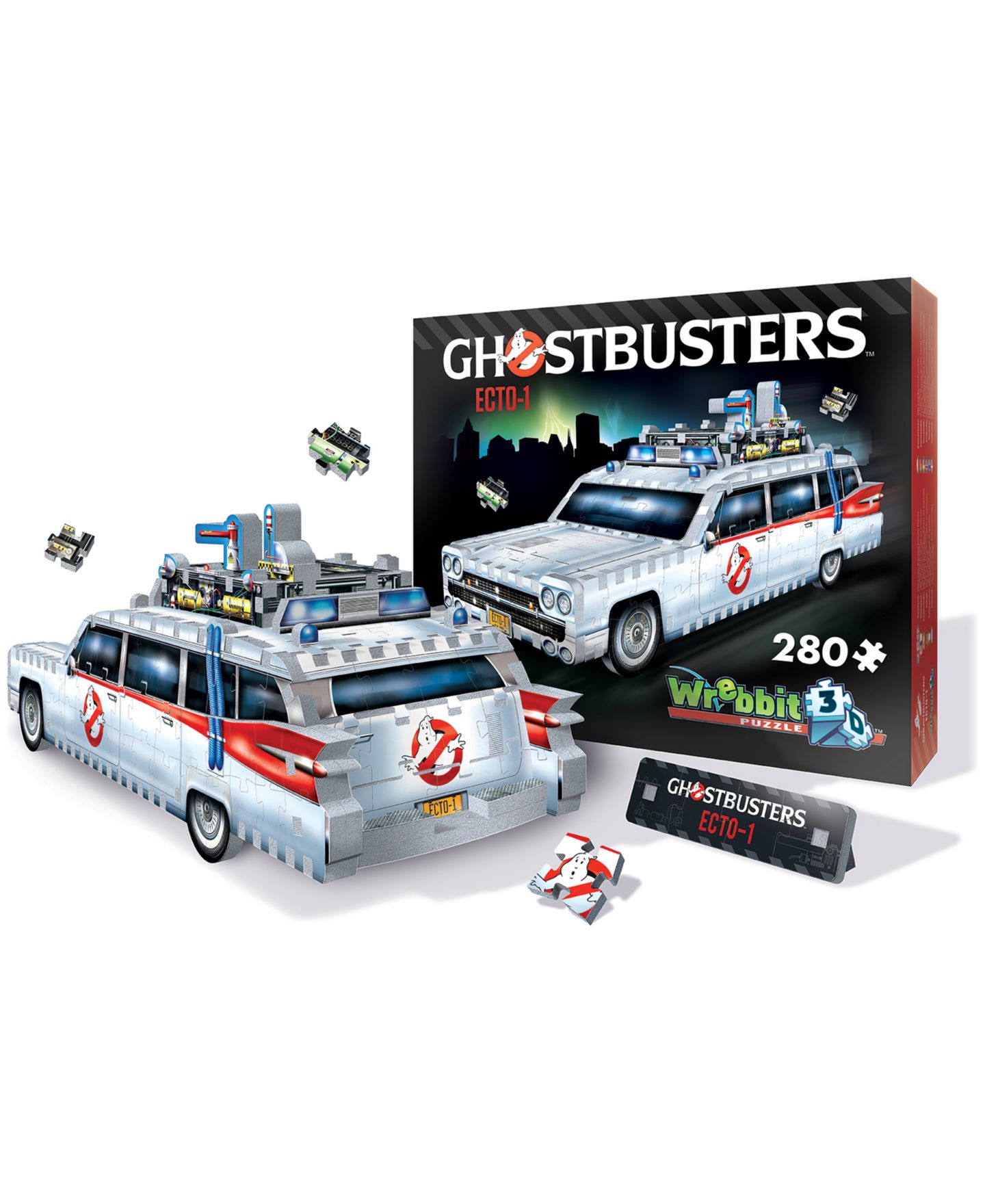 Детский пазл University Games Wrebbit Ghostbusters Ecto-1 280 Pieces 3D Puzzle, Ages 12+ — фото 5
