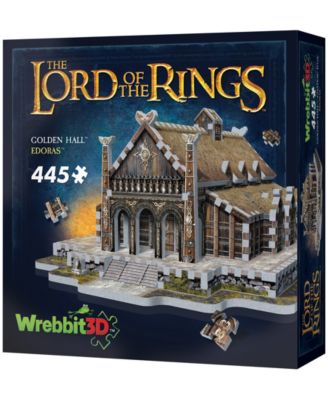 Wrebbit the Lord of the Rings Golden Hall Edoras 3D Puzzle, 445 Pieces