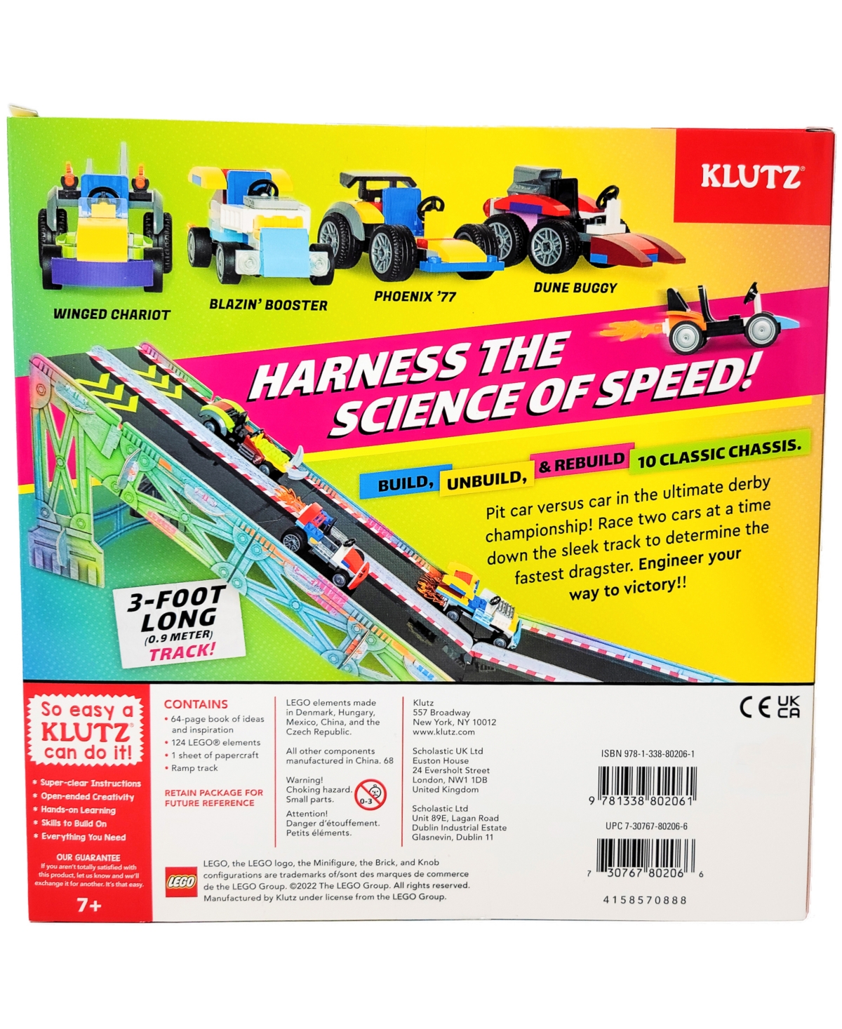KLUTZ LEGO RACE CARS 