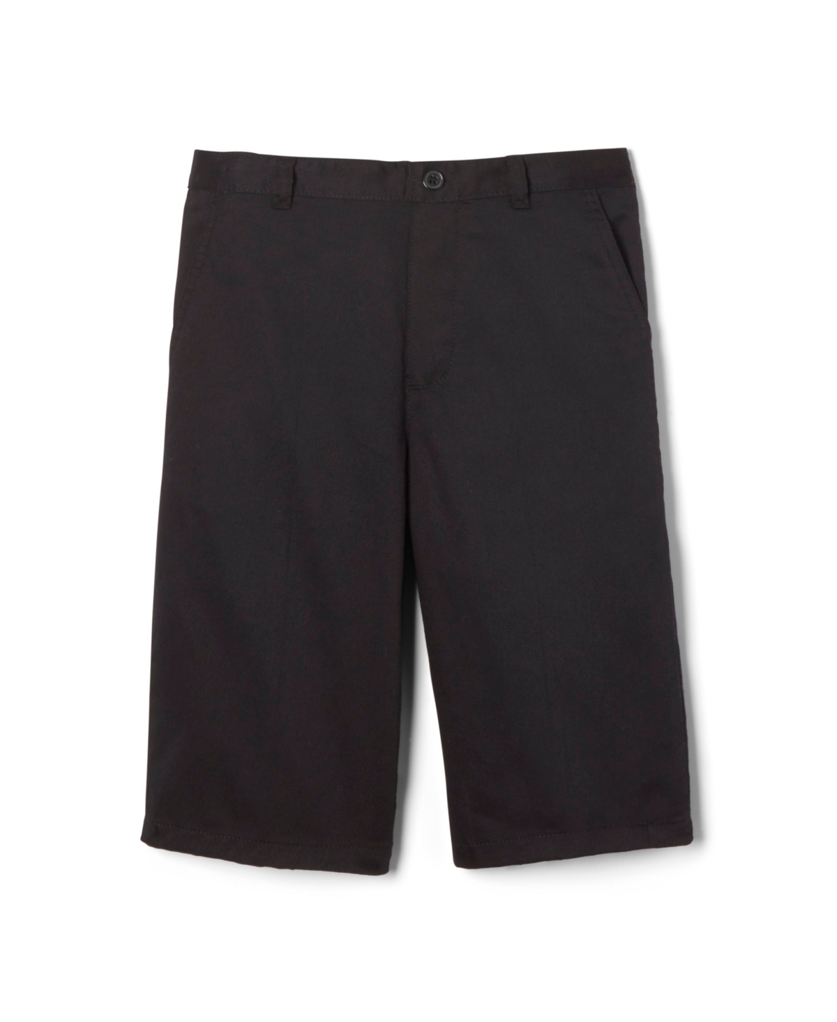 French Toast Big Boys Pull-on Twill Shorts In Black