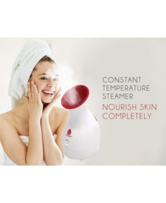 Facial Steamer: Hydrates, extracts blackheads, unclogs pores, relieves acne, sunburn, and rejuvenates skin for a youthful glow.