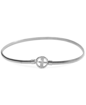 Giani Bernini - Women's Embellished Stretch Metal Belt