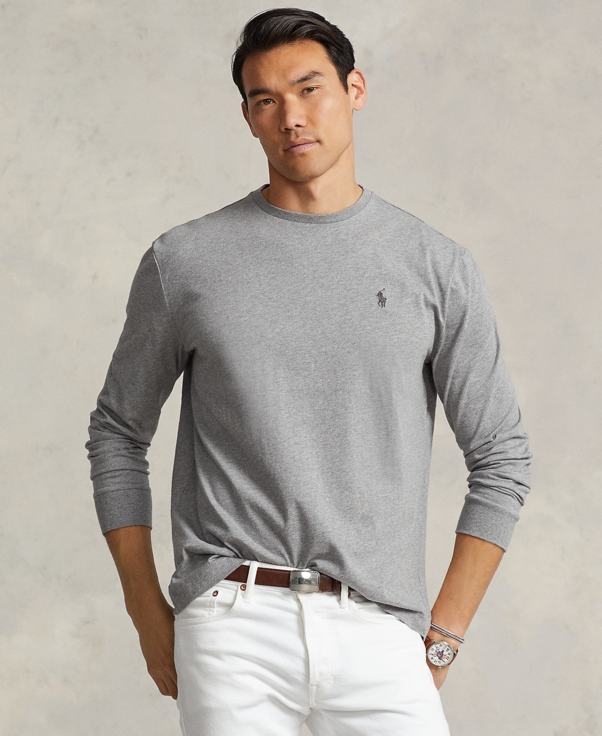 Polo Ralph Lauren Men's Classic-Fit Jersey Long-Sleeve T-Shirt