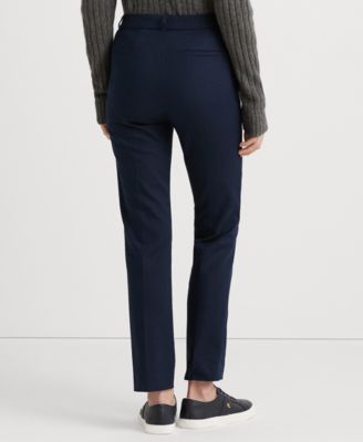 Petite Double-Faced Stretch Cotton Pants
