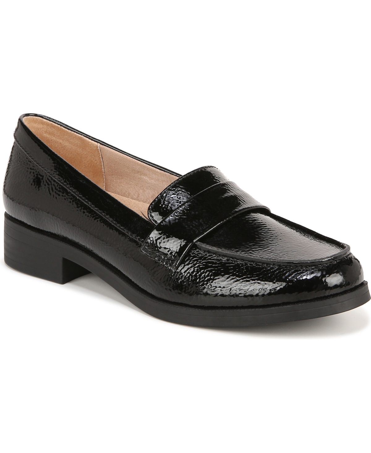 Shop Lifestride Women's Sonoma 2 Slip On Loafers In Black Faux Patent