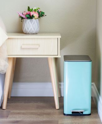 10L / 2.6 Gallon Slim Step Can - Shiny Baby Blue