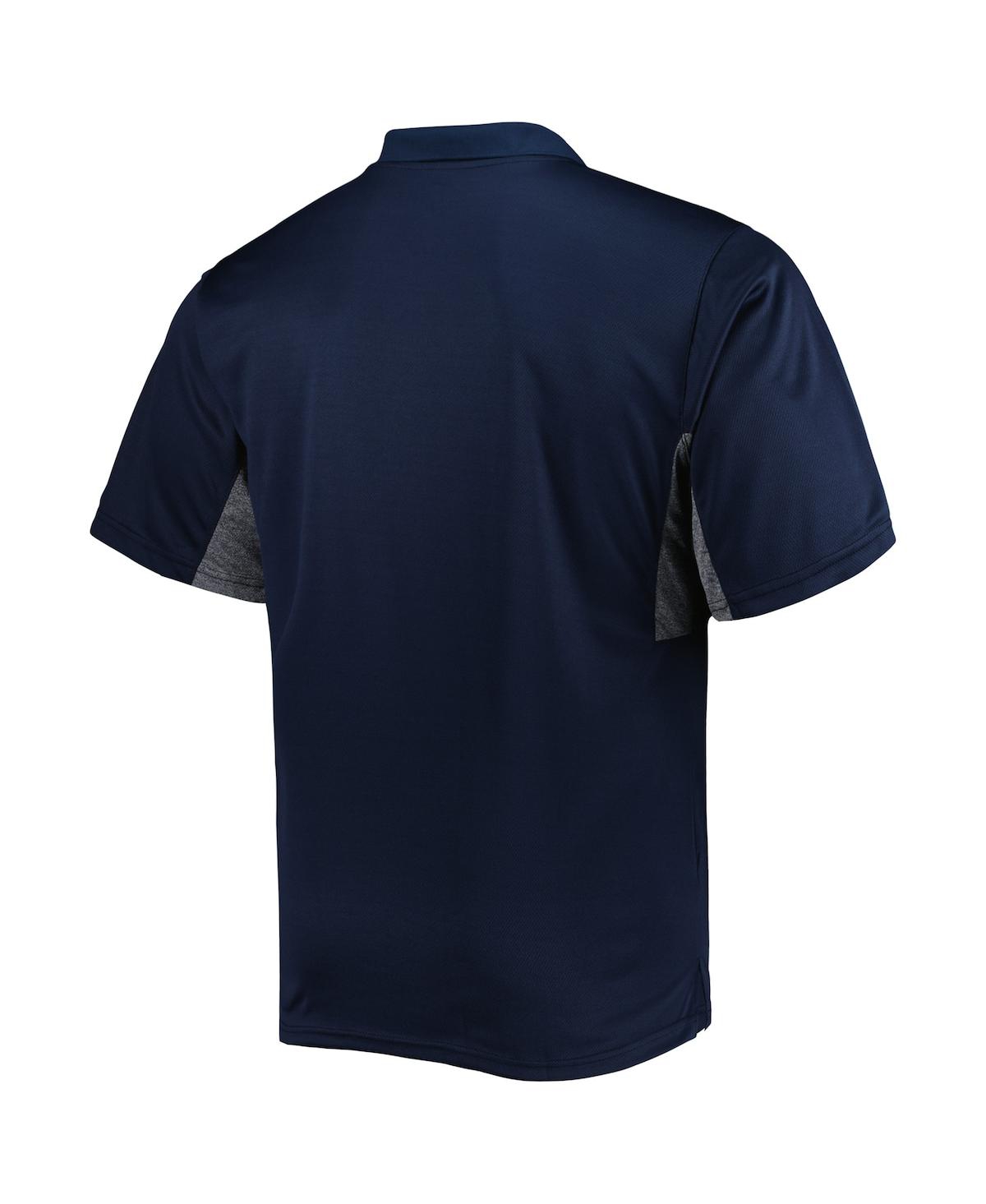 Men'sTennessee Titans Big and Tall Team Color Polo Shirt - Navy