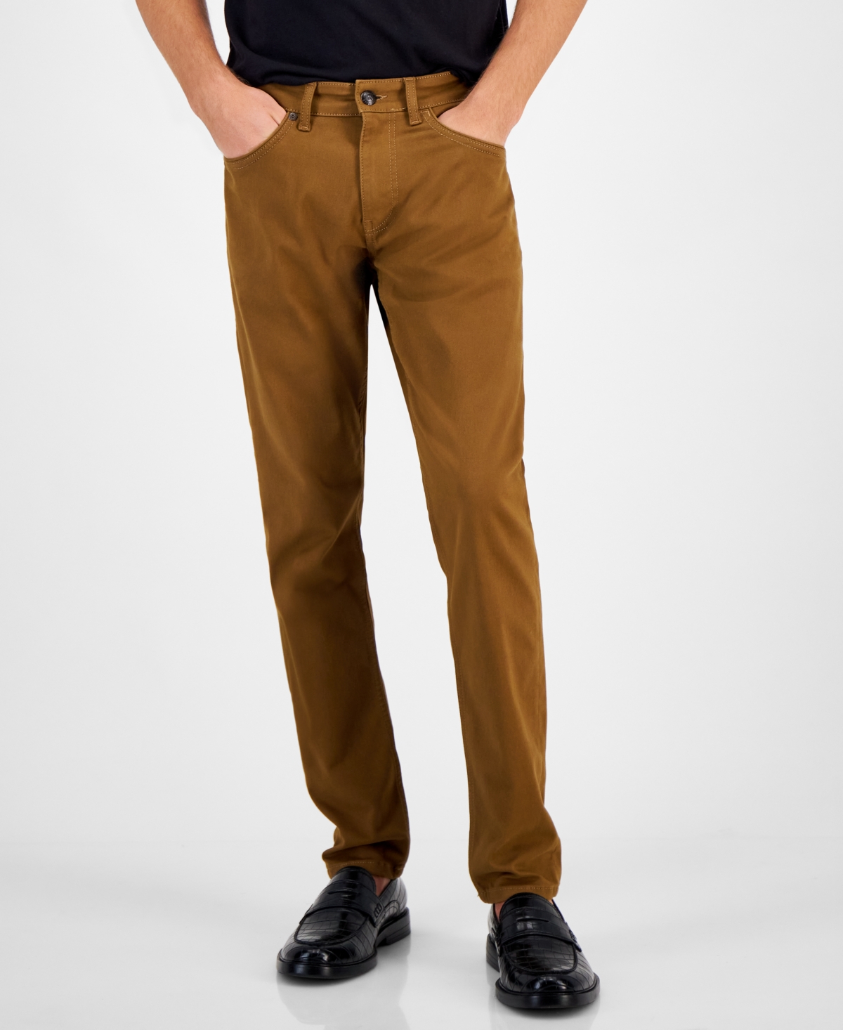 Men's Mapete Classic-Fit Solid Pants - Nutmeg