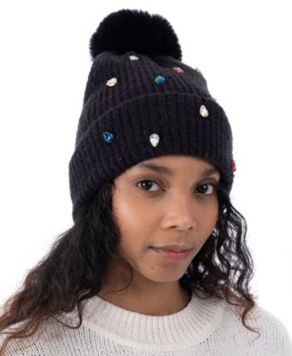 I.N.C. International Concepts Women's Embellished Beanie, Created For ...