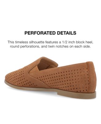 Women's Lucie Perforated Slip On Loafers