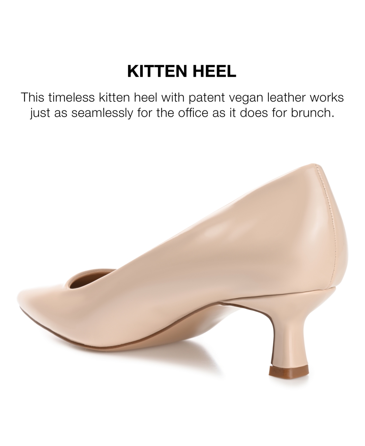 Journee Collection Women's Celica Kitten Heel Pumps