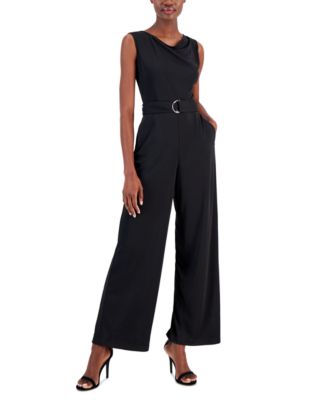 Anne klein black jumpsuit on sale