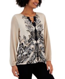 Chiffon Blouse Womens Tops - Macy's
