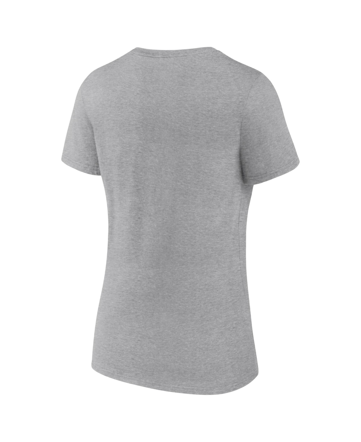 Women's FanaticsVegas Golden Knights 2023 Stanley Cup Champions Locker Room V-Neck T-shirt - Heather Gray