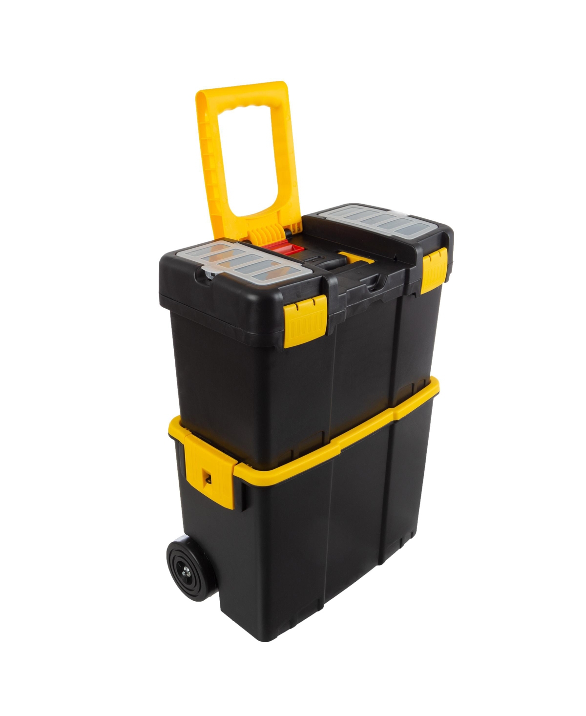 17.87 in. Stackable Mobile Tool Box with Wheels 17.87 in. Stackable Mobile Tool Box with Wheels