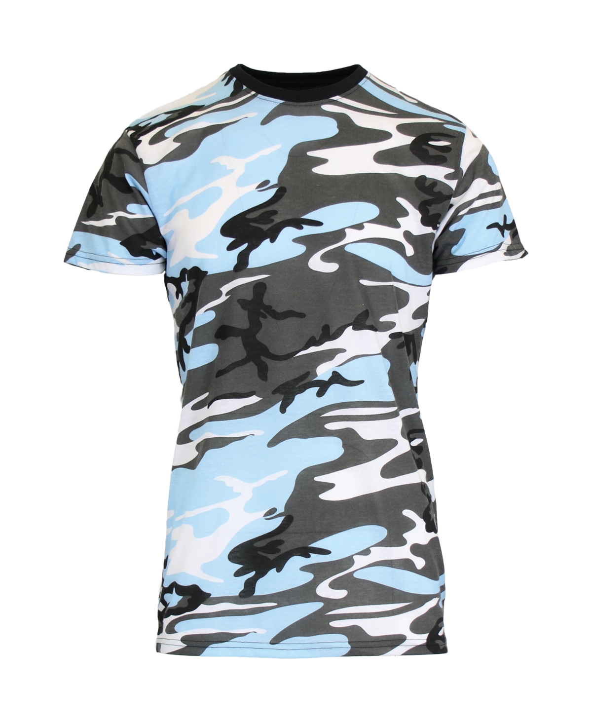 Men's Camo Printed Short Sleeve Crew Neck T-shirt - Mint Camo