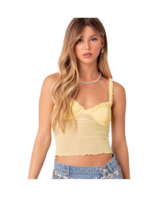 Women's Mercy Sheer Mesh Bra Top